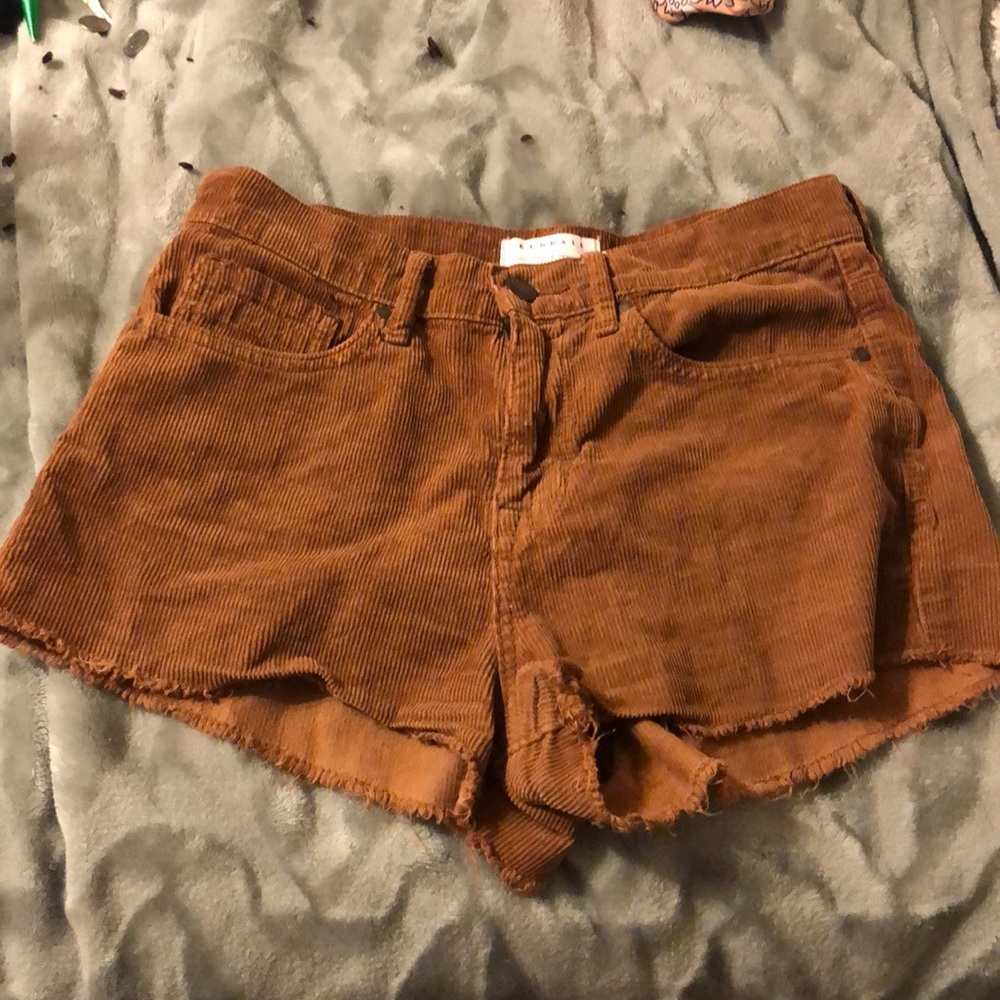 Corduroy shorts